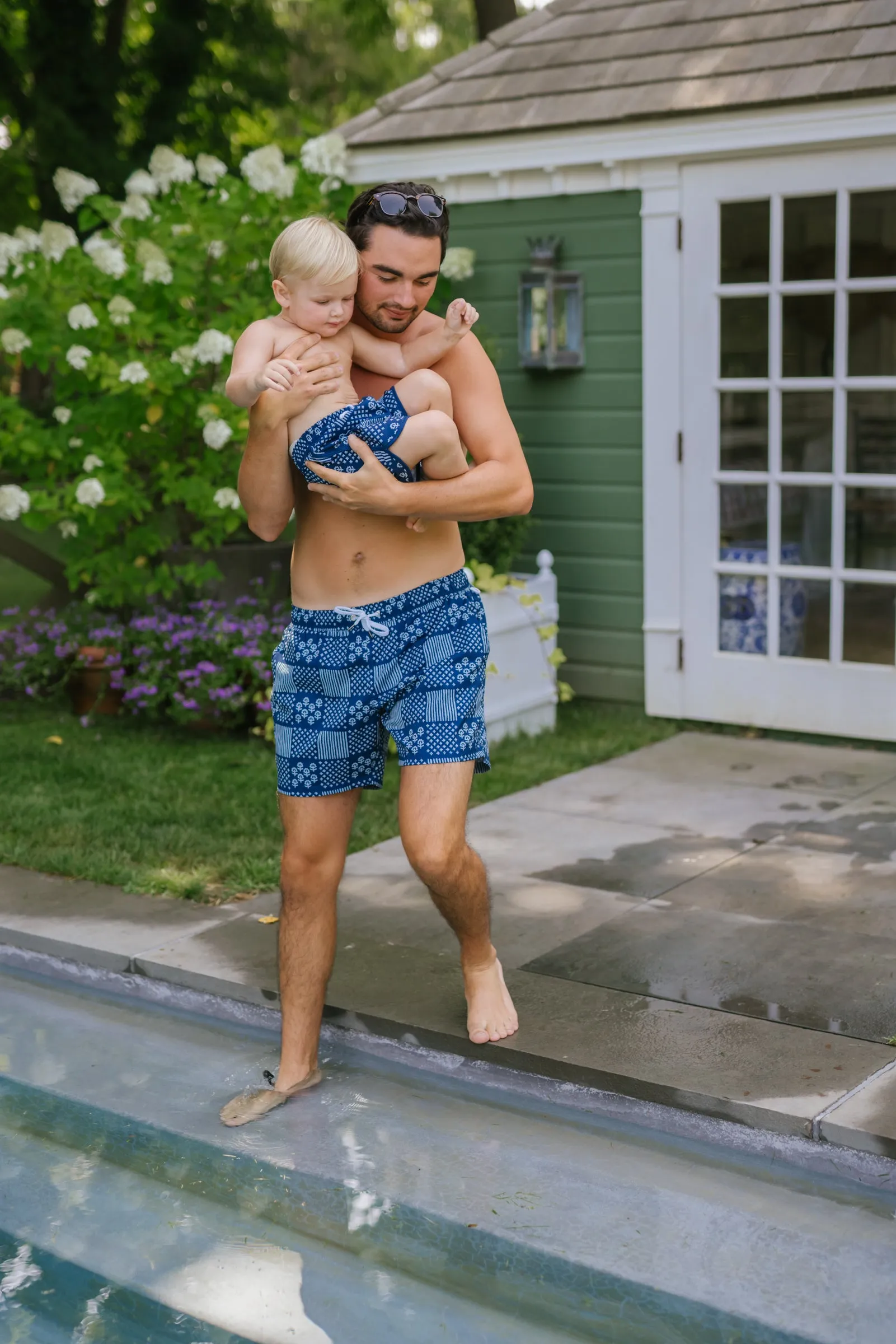 Mens North End Trunks - Stonington Patchwork