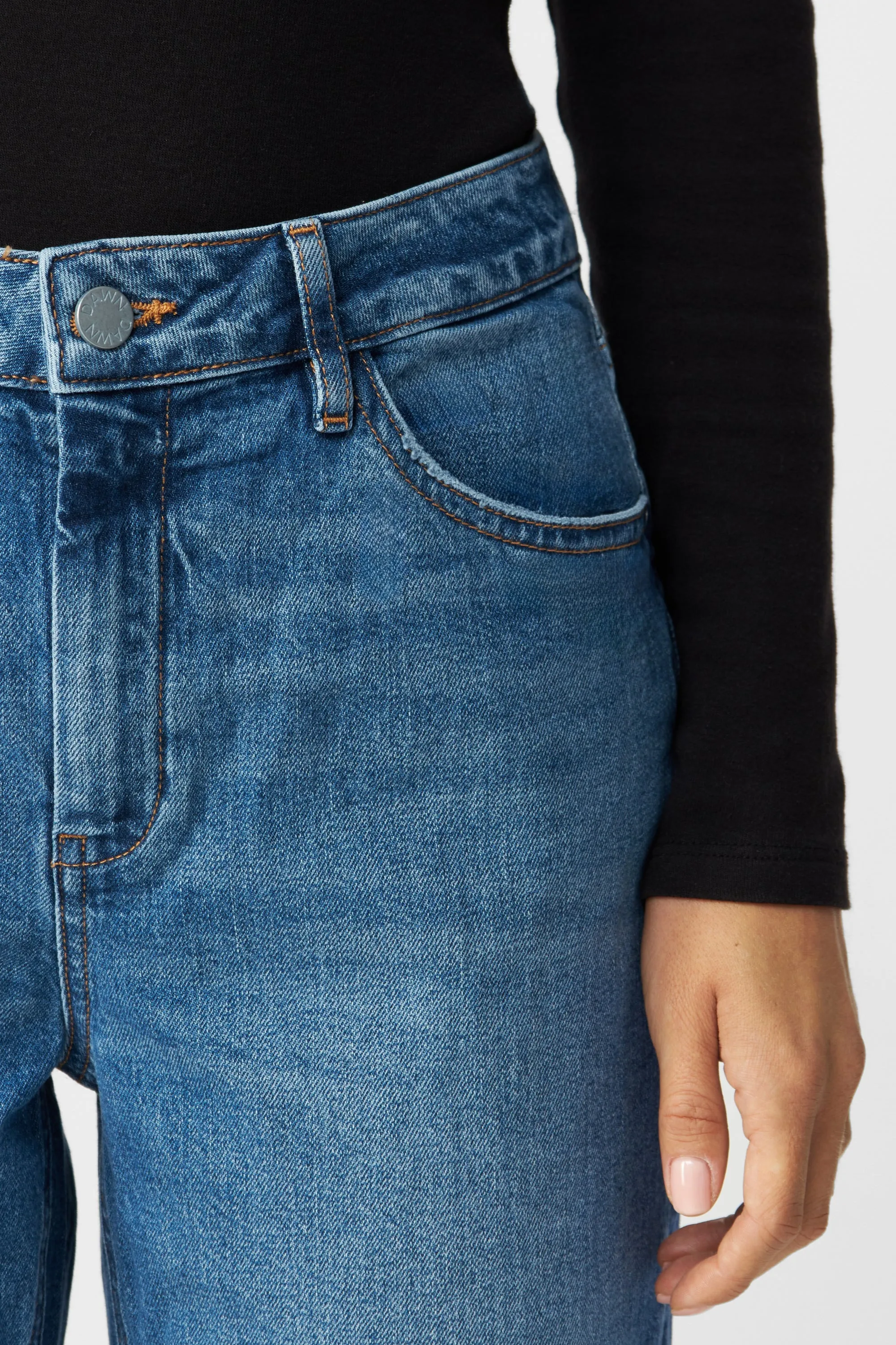 MORNING Regular Straight Minimal Stretch - Classic - Medium Blue