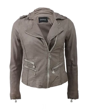 Moto Jacket With Zippers