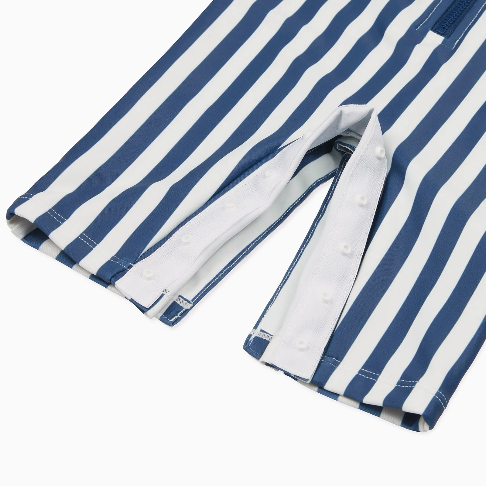Navy Stripe One-Piece Rashguard