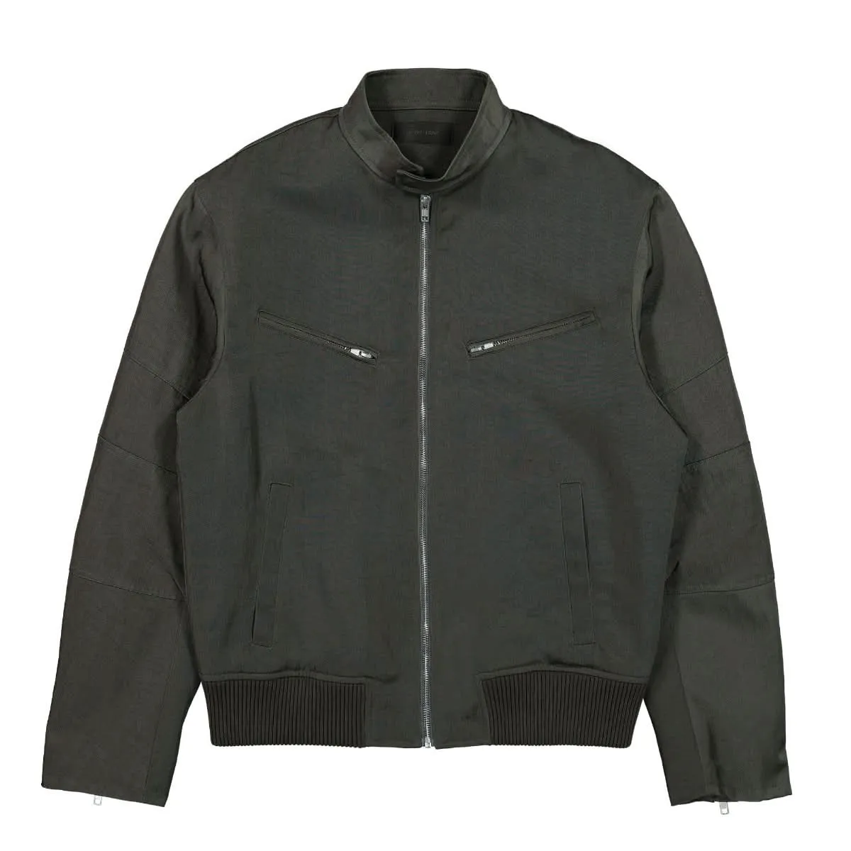 Nylon Moto Flight Jacket