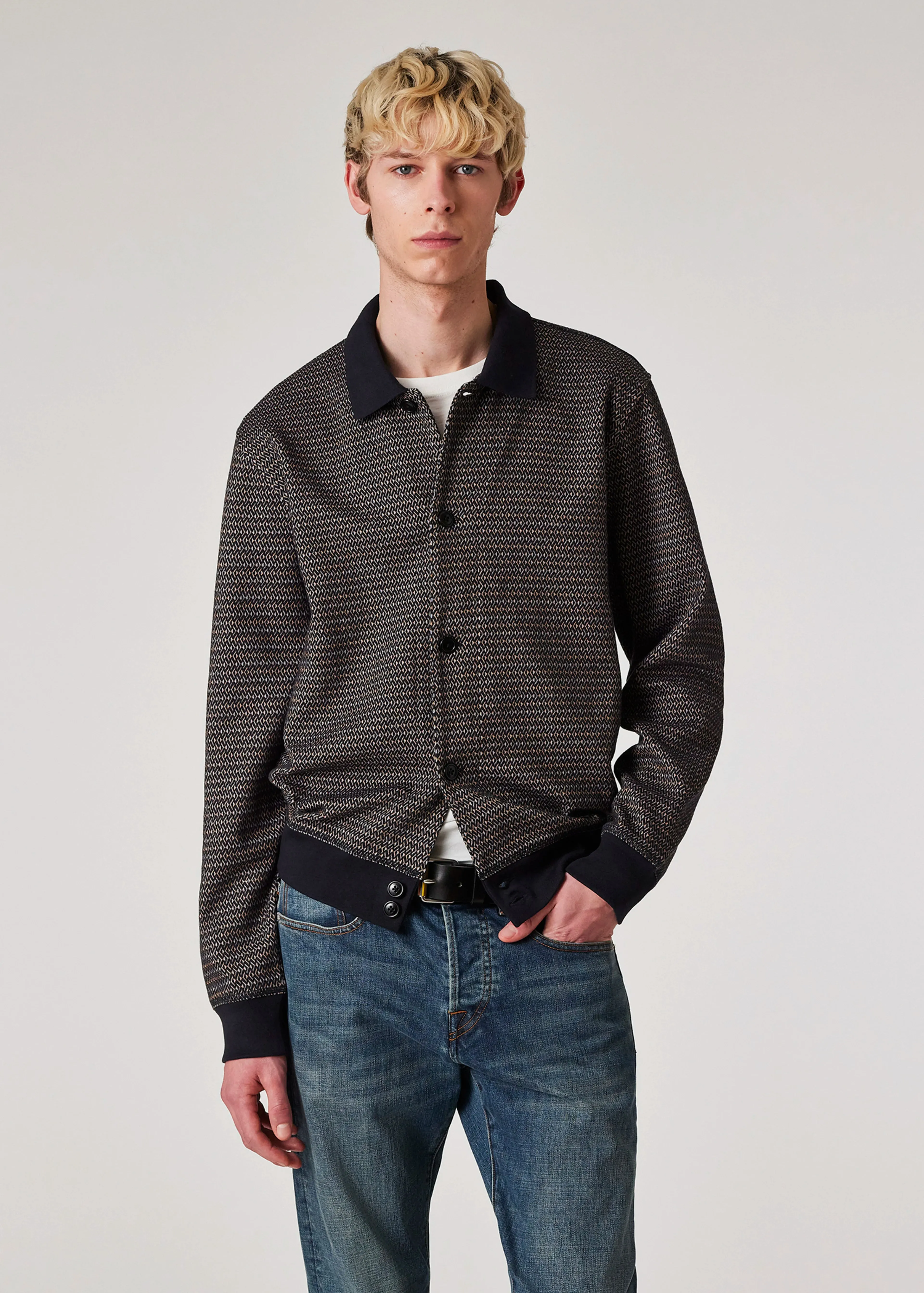 Paul Smith Button Through Jersey Cardigan