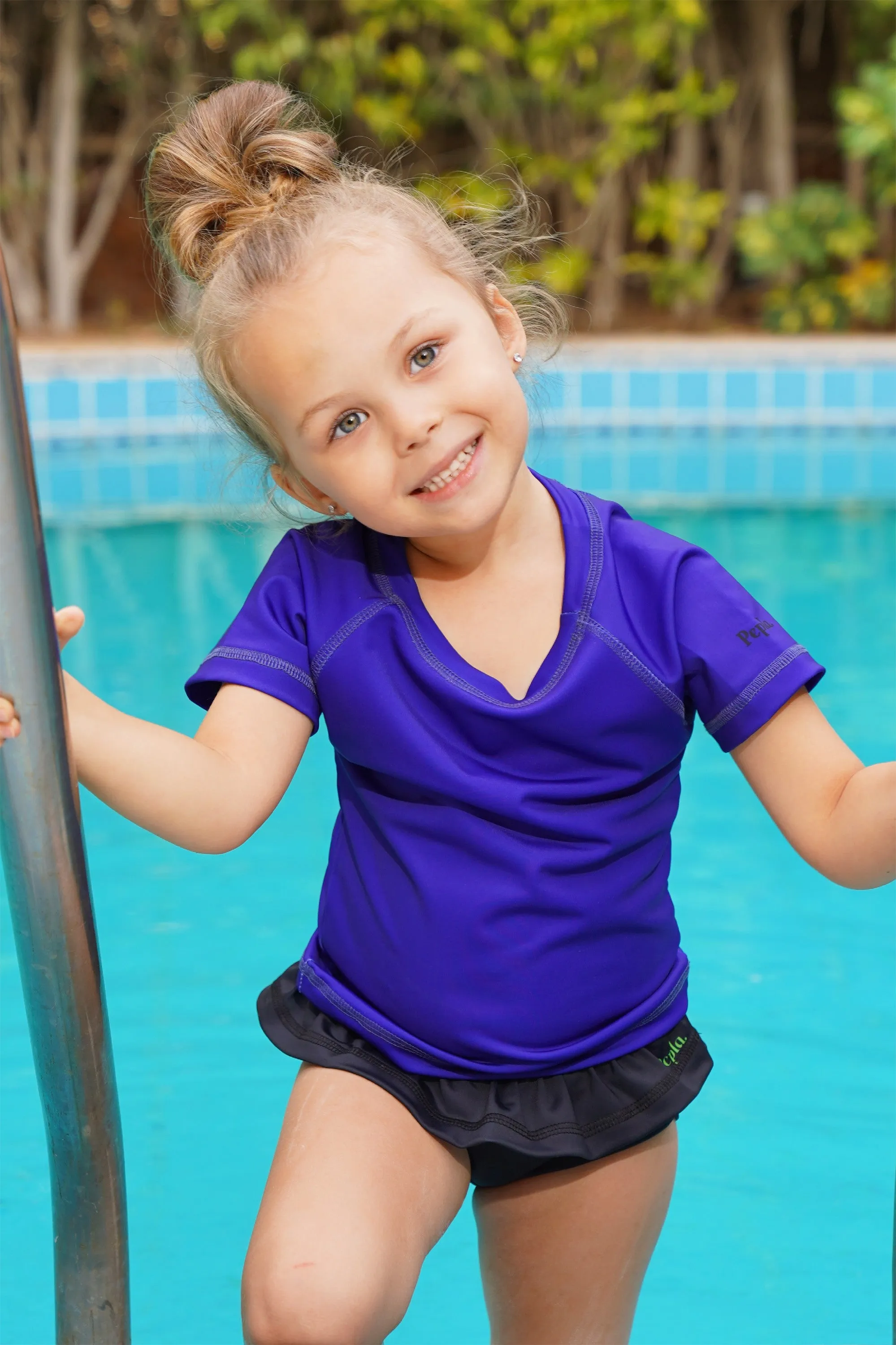 Purple Kids Rashguard