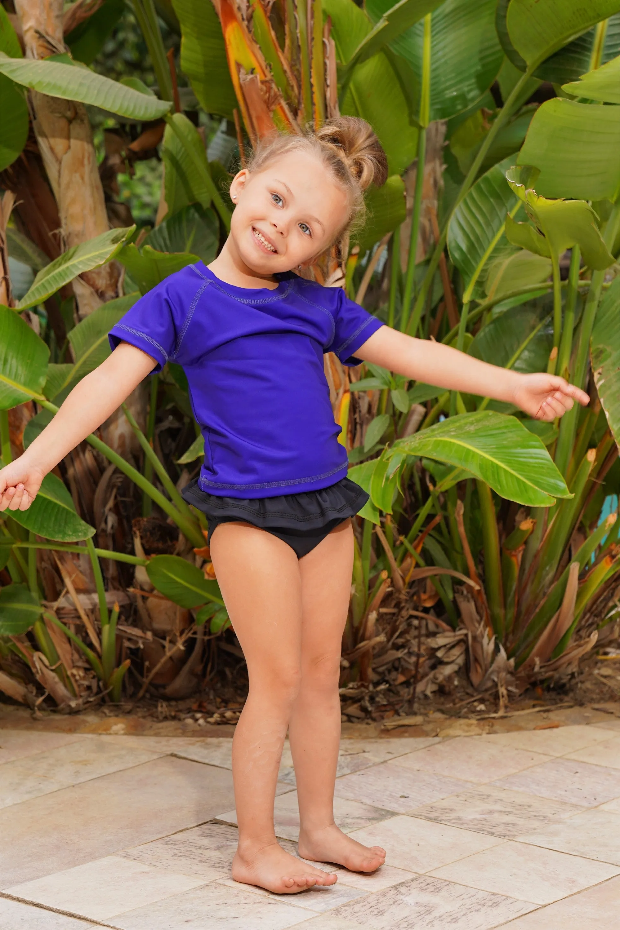 Purple Kids Rashguard