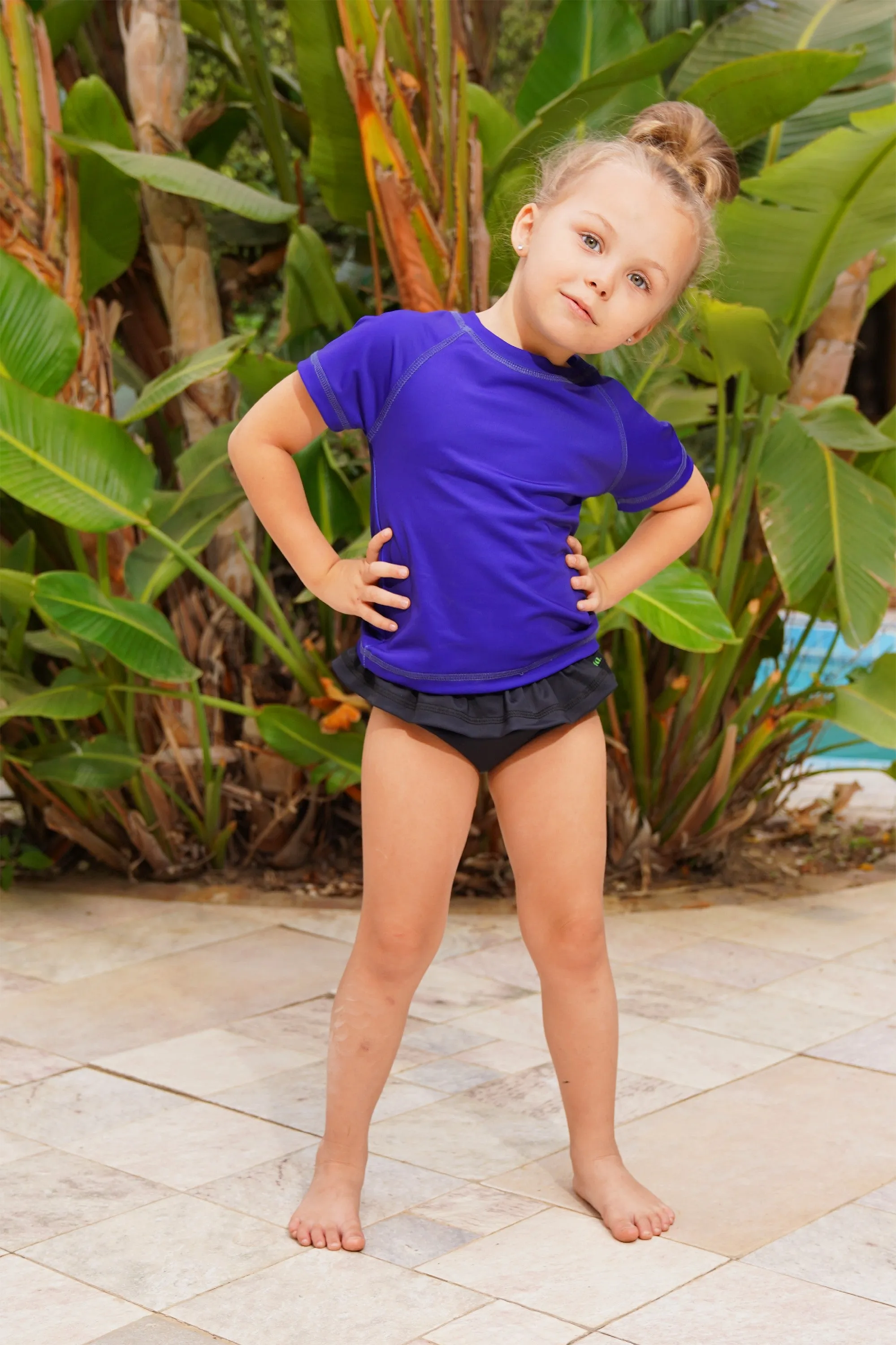 Purple Kids Rashguard
