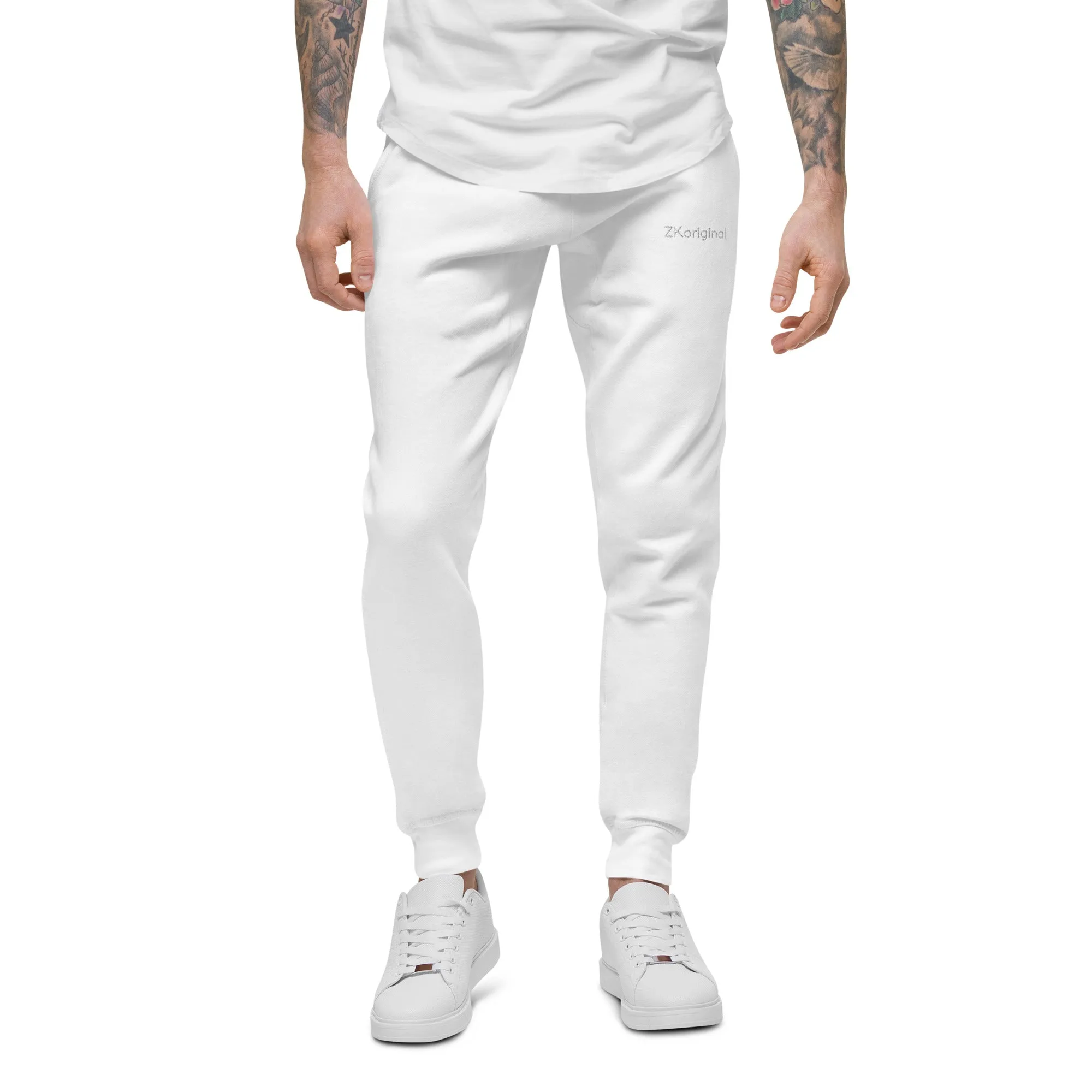 "Angel White" Collection - Unisex Fleece Sweatpants Unisex