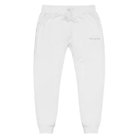 "Angel White" Collection - Unisex Fleece Sweatpants Unisex