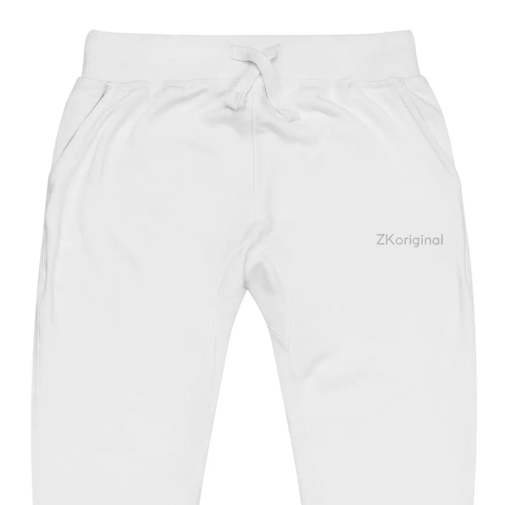 "Angel White" Collection - Unisex Fleece Sweatpants Unisex