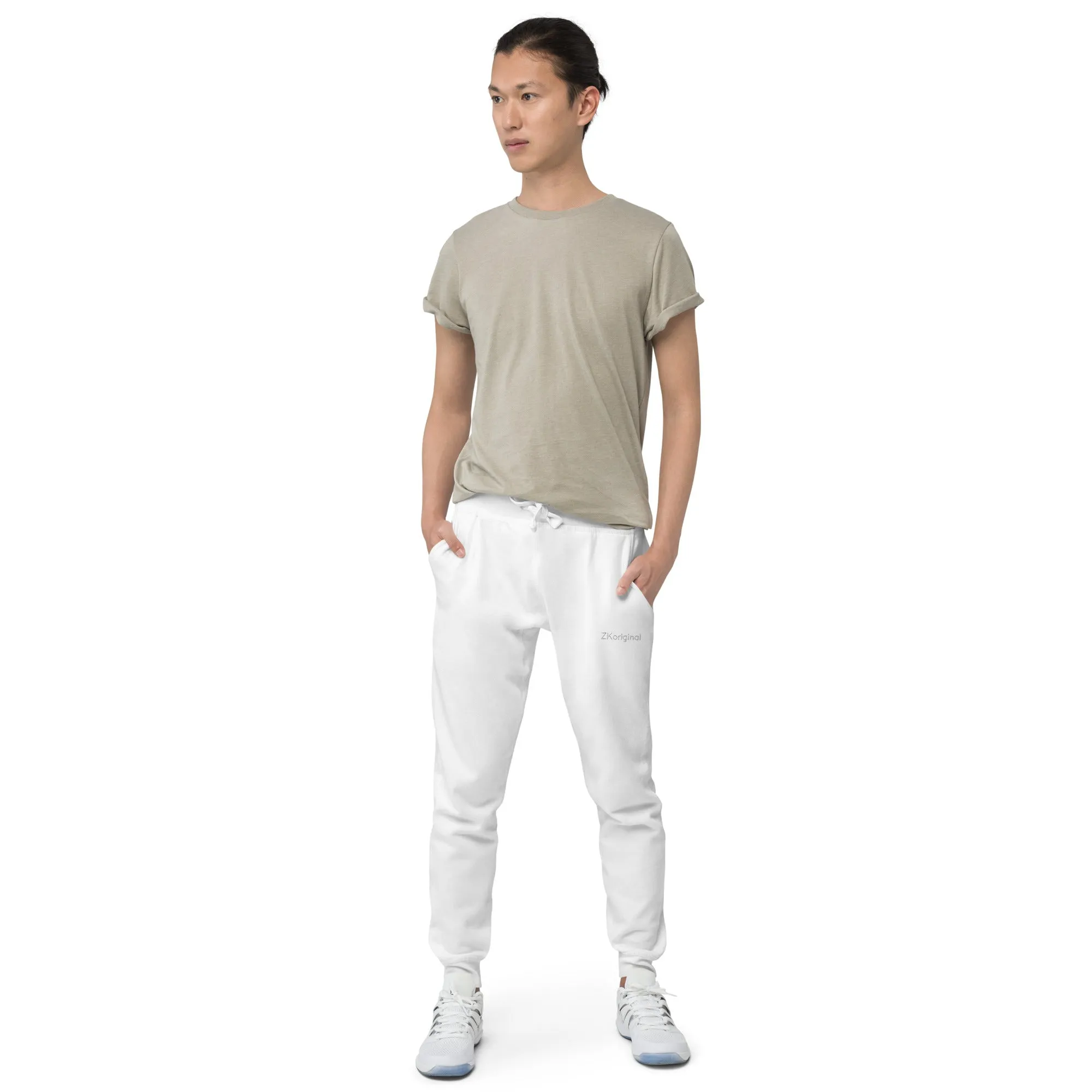 "Angel White" Collection - Unisex Fleece Sweatpants Unisex