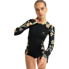 Roxy Womens Lycra Zip Long Sleeve Rash Vest