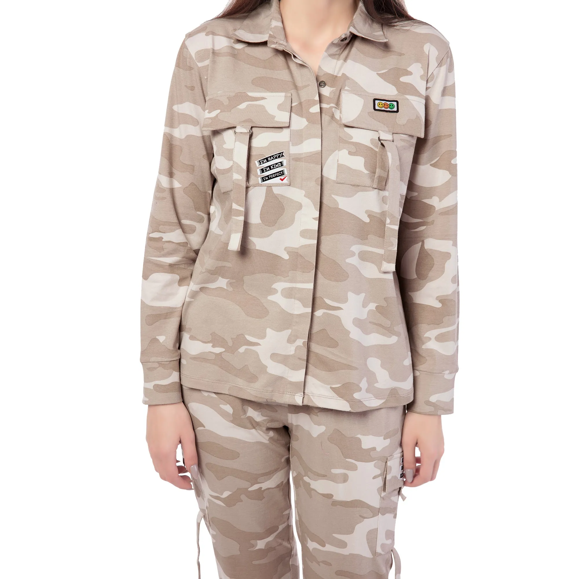 SCS-24001 Looper  Camo Urban CO-ORD SETS Fawn