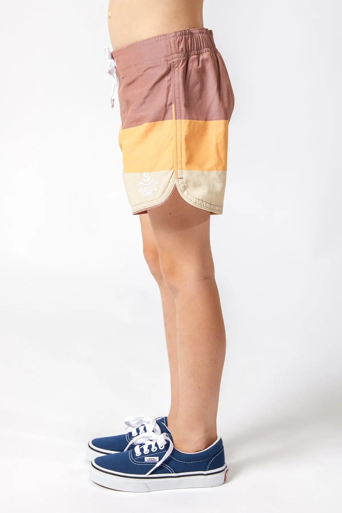 Seaesta Scallop Retro Flare Boardshort / Triple Scoop / Caramel Boardshorts