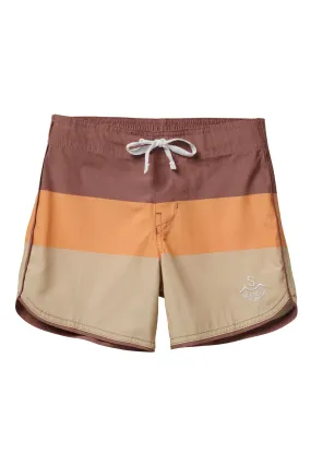 Seaesta Scallop Retro Flare Boardshort / Triple Scoop / Caramel Boardshorts