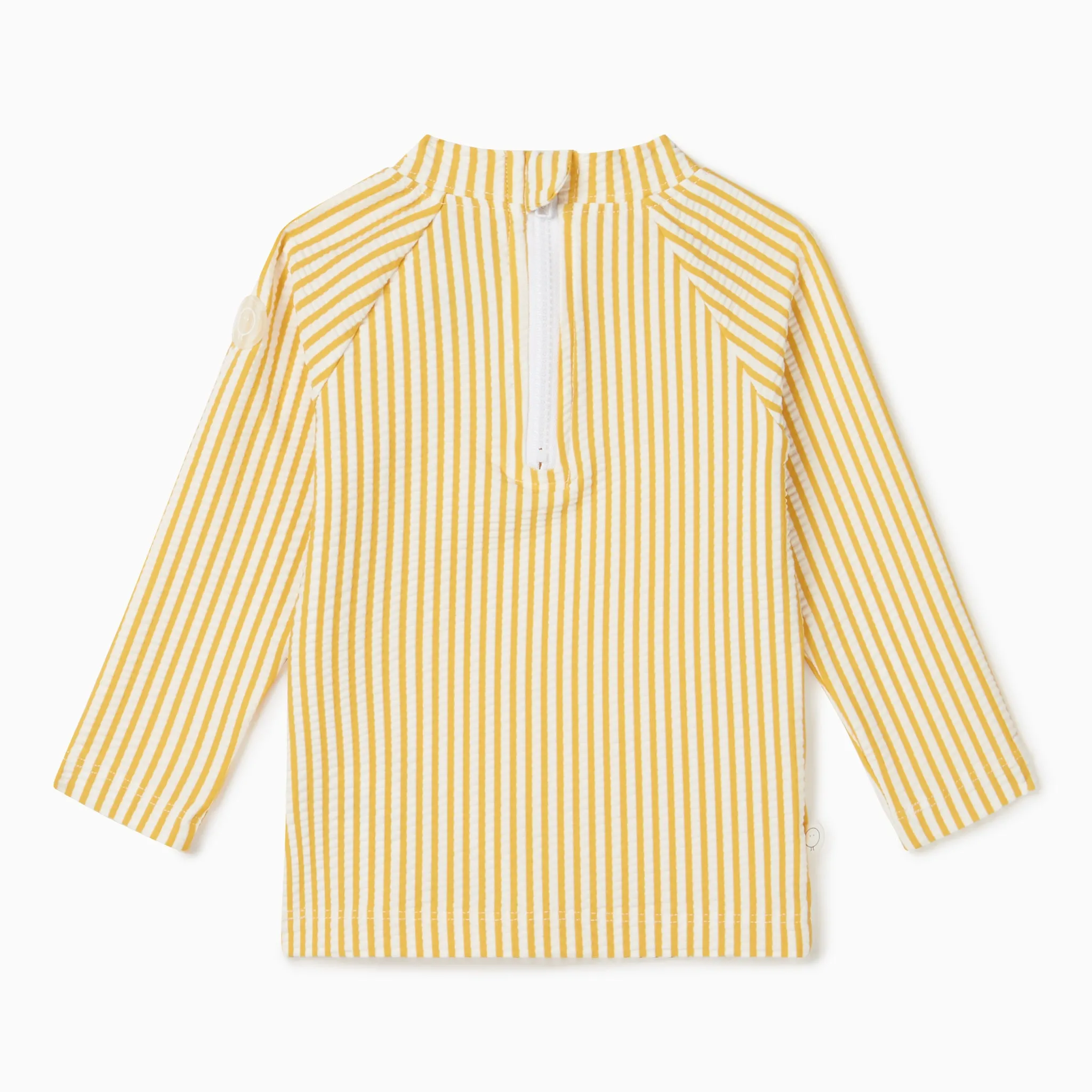 Seersucker Mustard Stripe Rashguard