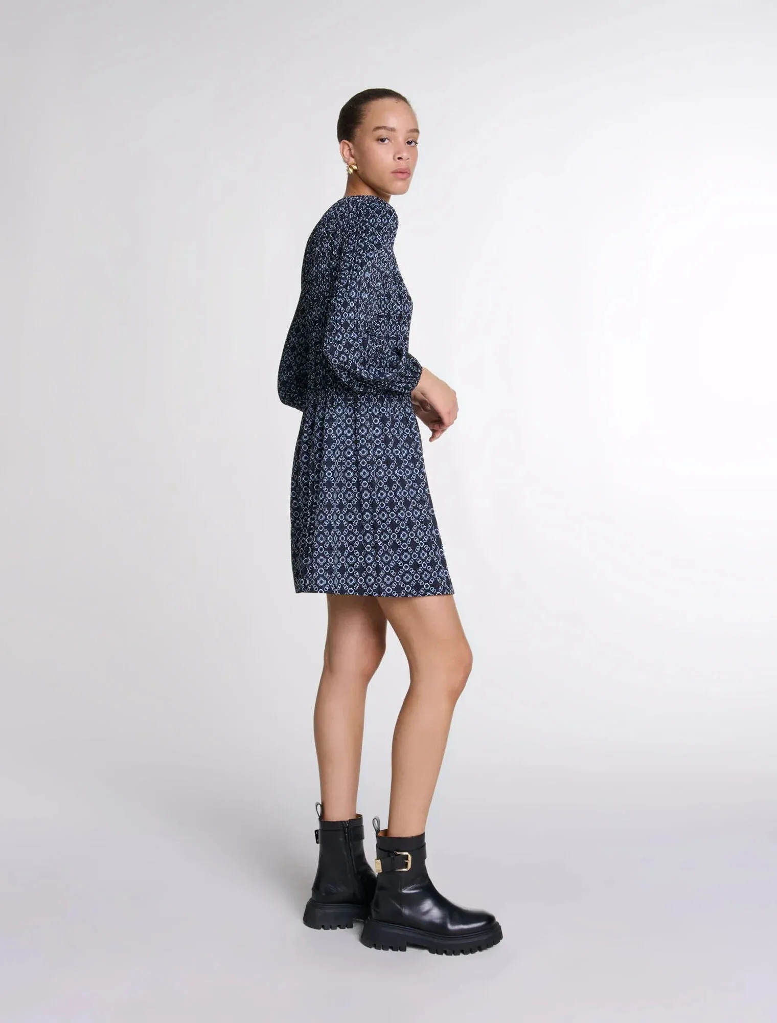 Short Clover motif dress
