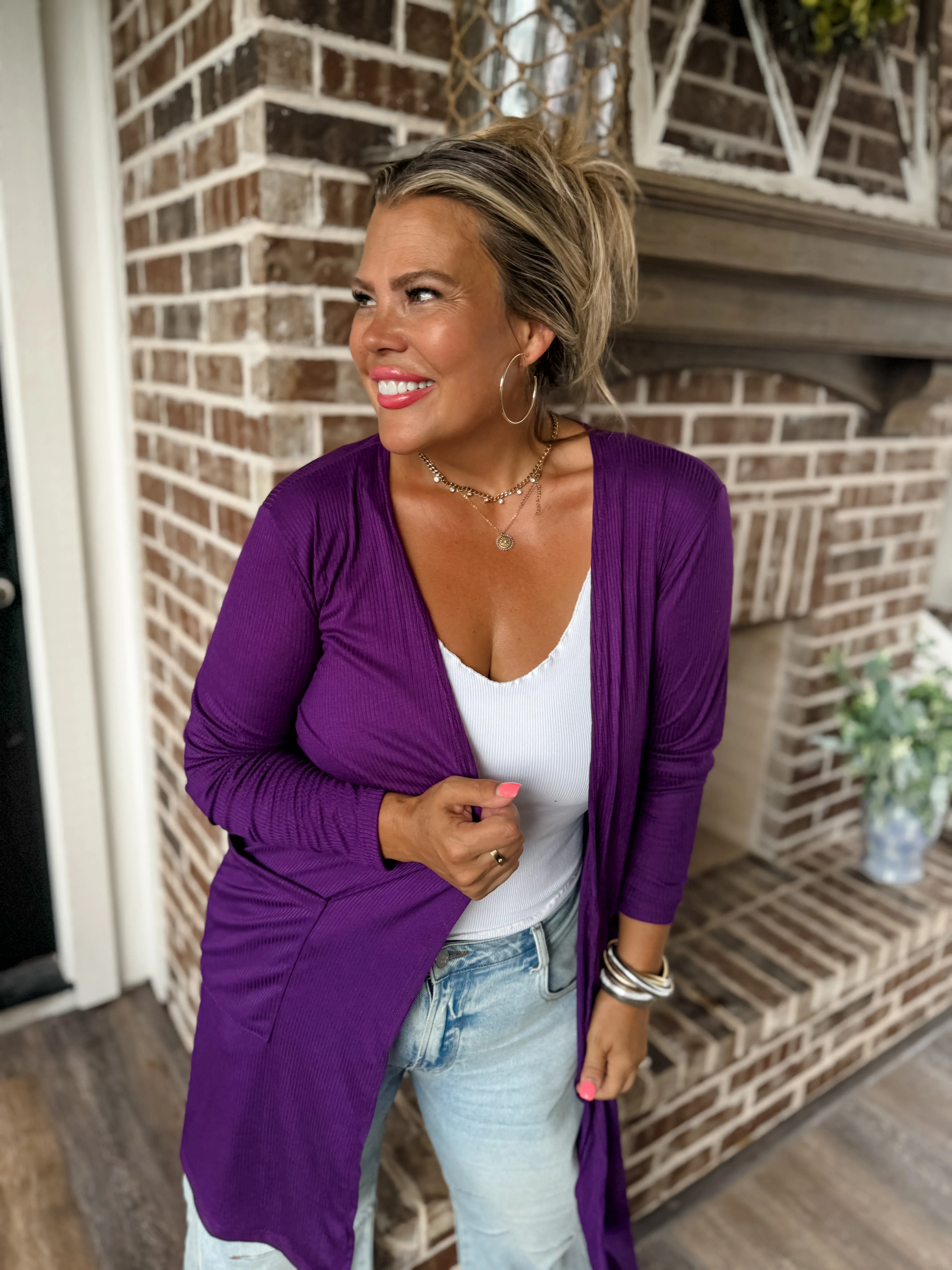 SIERRA RIBBED CARDIGANS