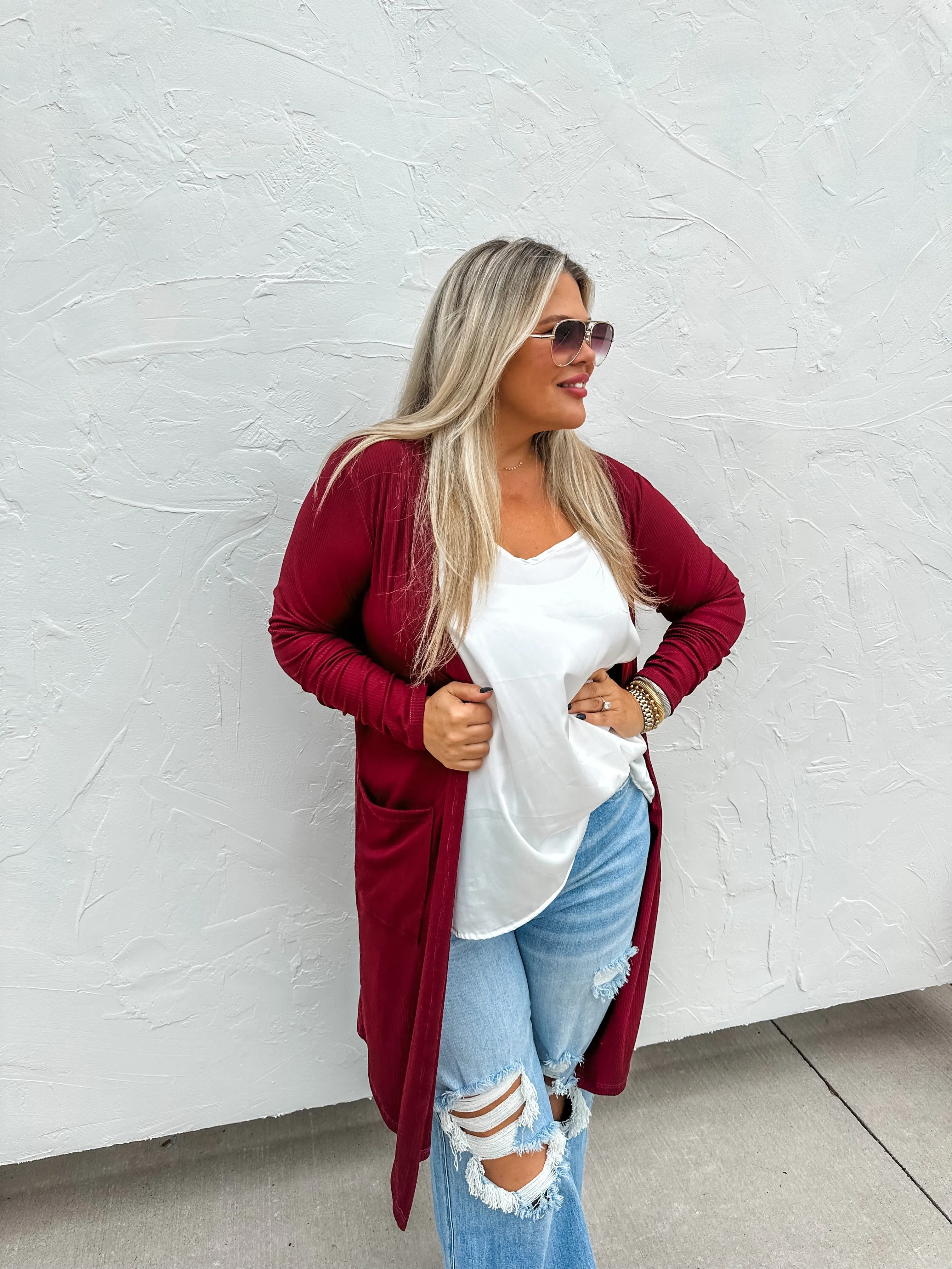 SIERRA RIBBED CARDIGANS