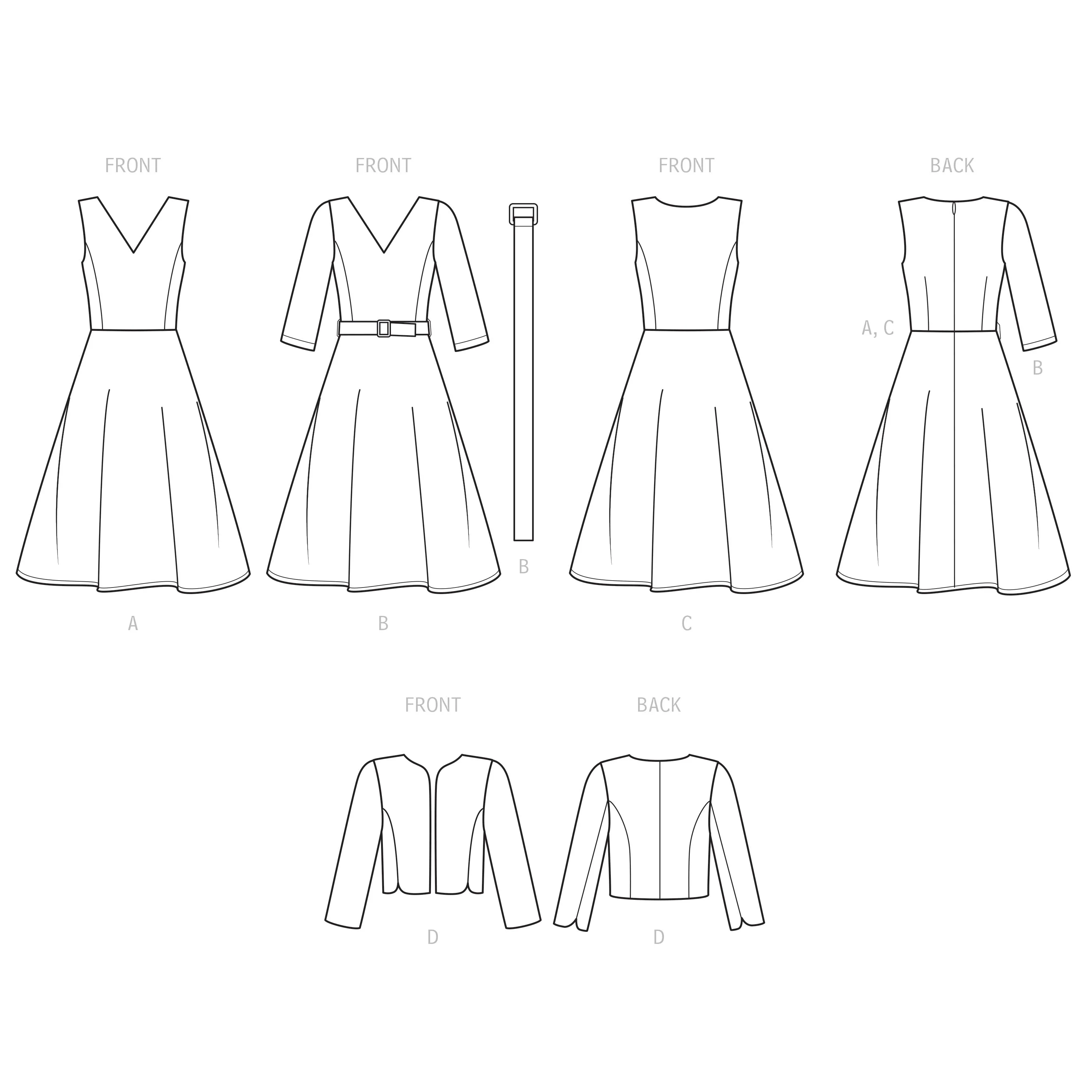 Simplicity Sewing Pattern 9473 Misses Dresses and Jacket