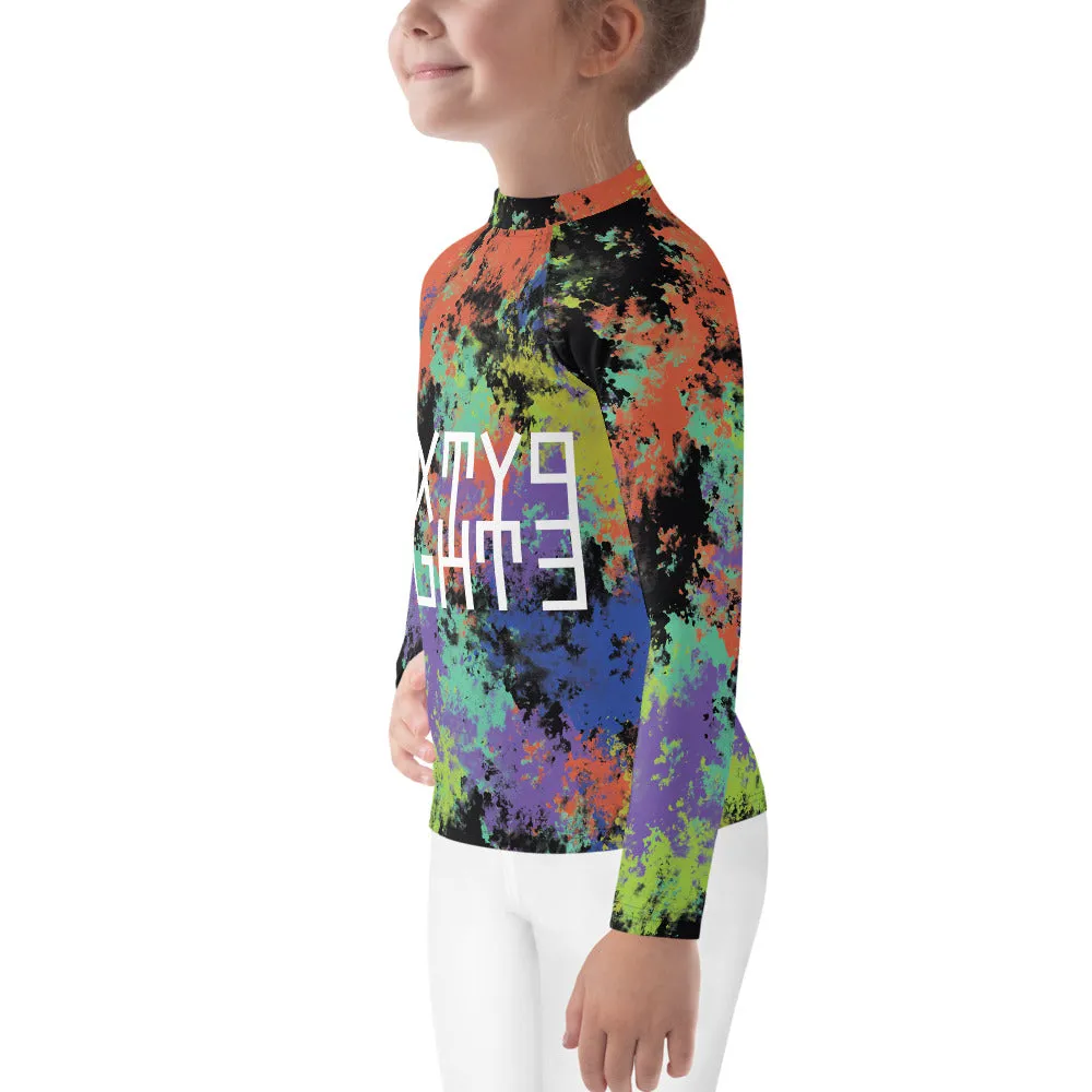 Sixty Eight 93 Logo White Fusion #1 Kids Rash Guard