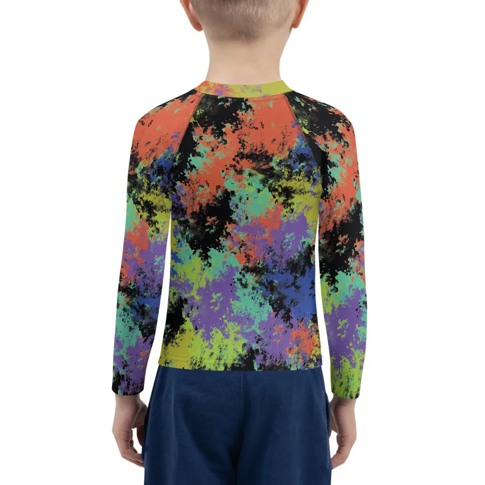 Sixty Eight 93 Logo White Fusion #1 Kids Rash Guard