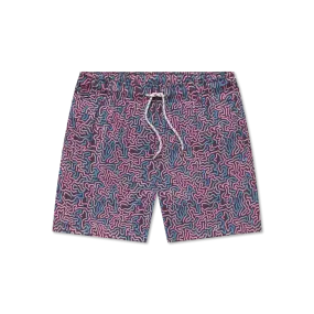Southern Marsh Harbor Stretch Trunk - Coral Fades