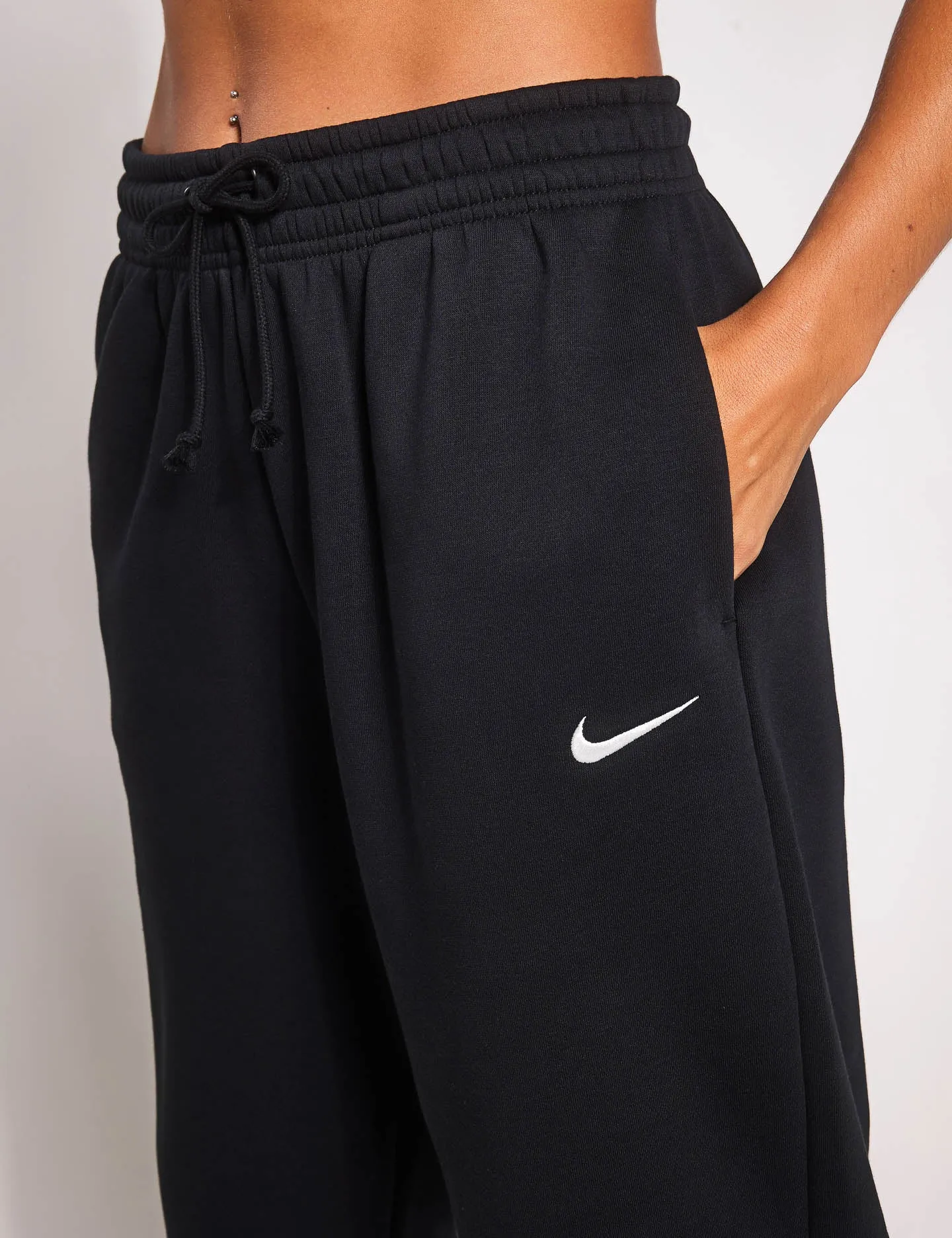 Sportswear Phoenix Fleece Oversized Sweatpants - Black/Sail
