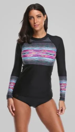 STELLA - Retro Swimwear Rashguard