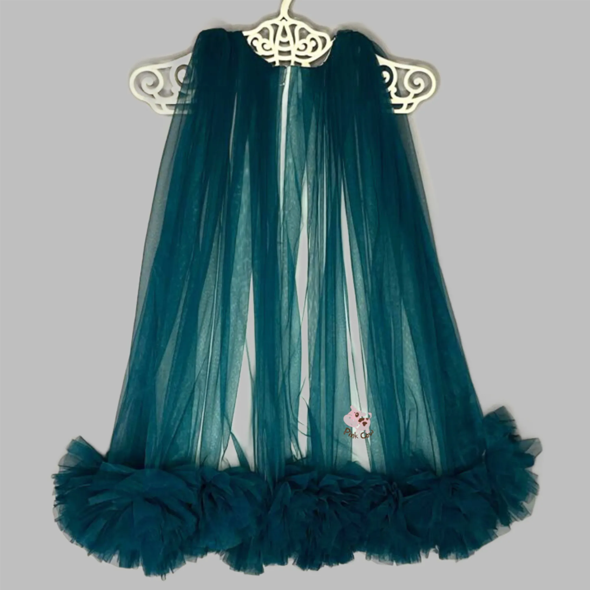 TEALPOMPOM FLARED DRESS