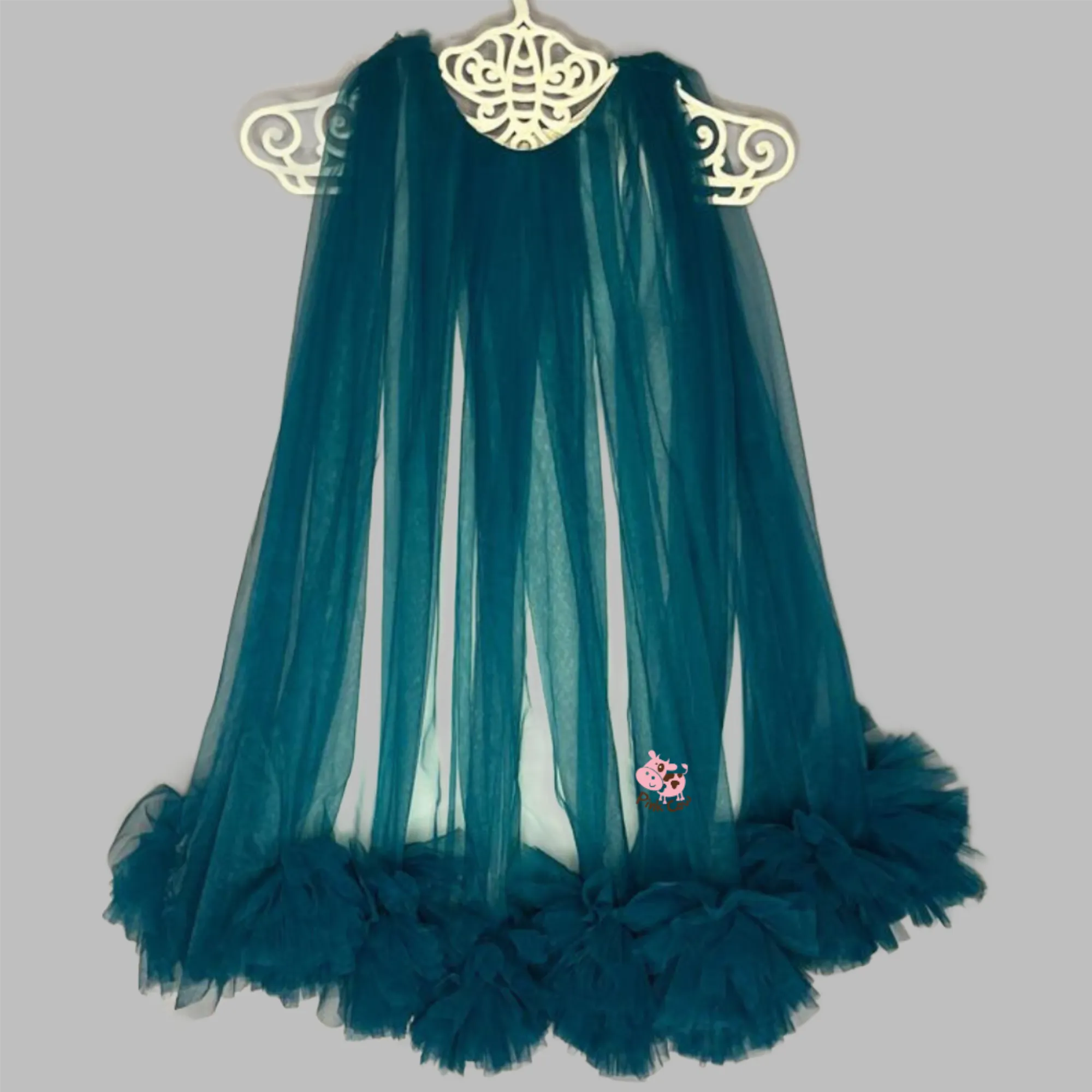 TEALPOMPOM FLARED DRESS