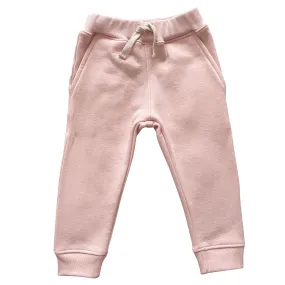 Unisex Fleece Sweatpants - Baby Pink