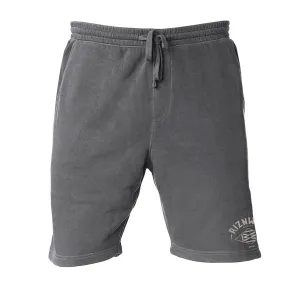 VENTURE MENS MIDWEIGHT FLEECE SHORTS IN PIGMENT BLACK