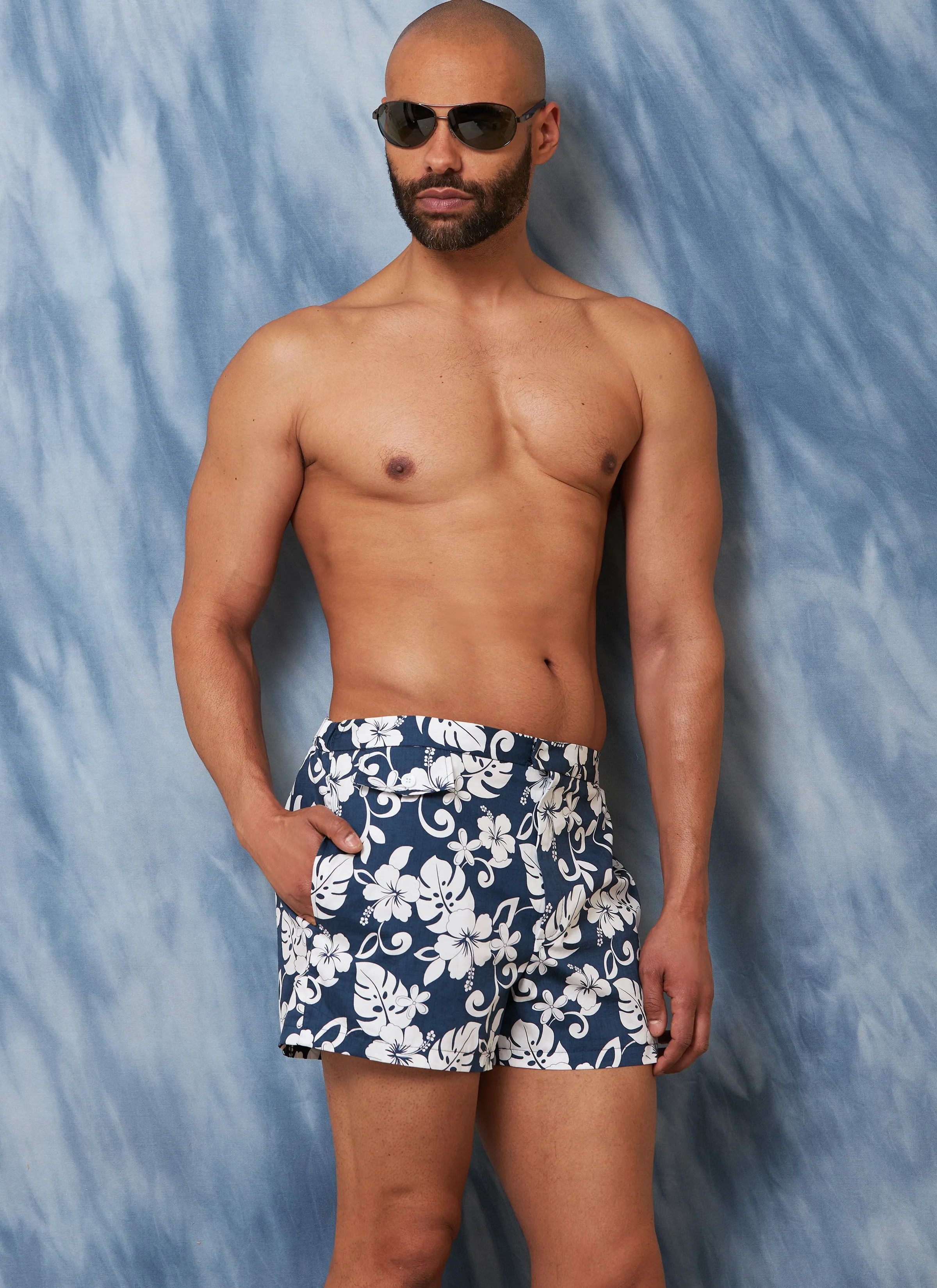 Vogue Pattern V1897 Men's Swimsuits and Tank Top