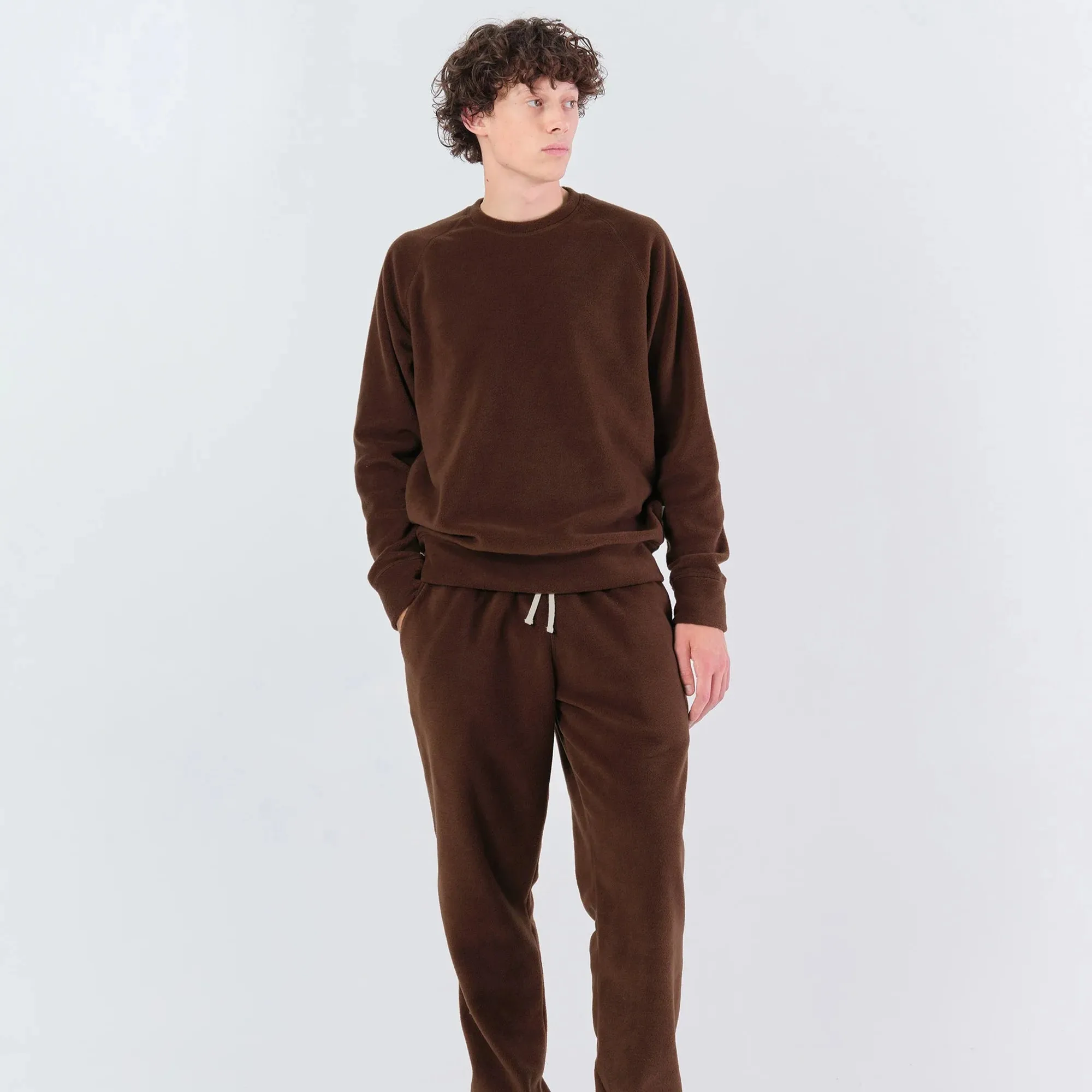 Walnut Fleece Sweatpant (Brown)