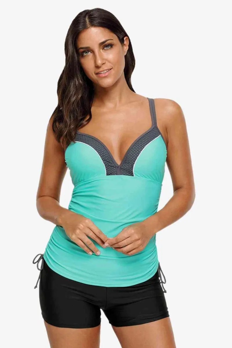 Wave Kissed Tankini Swimsuits