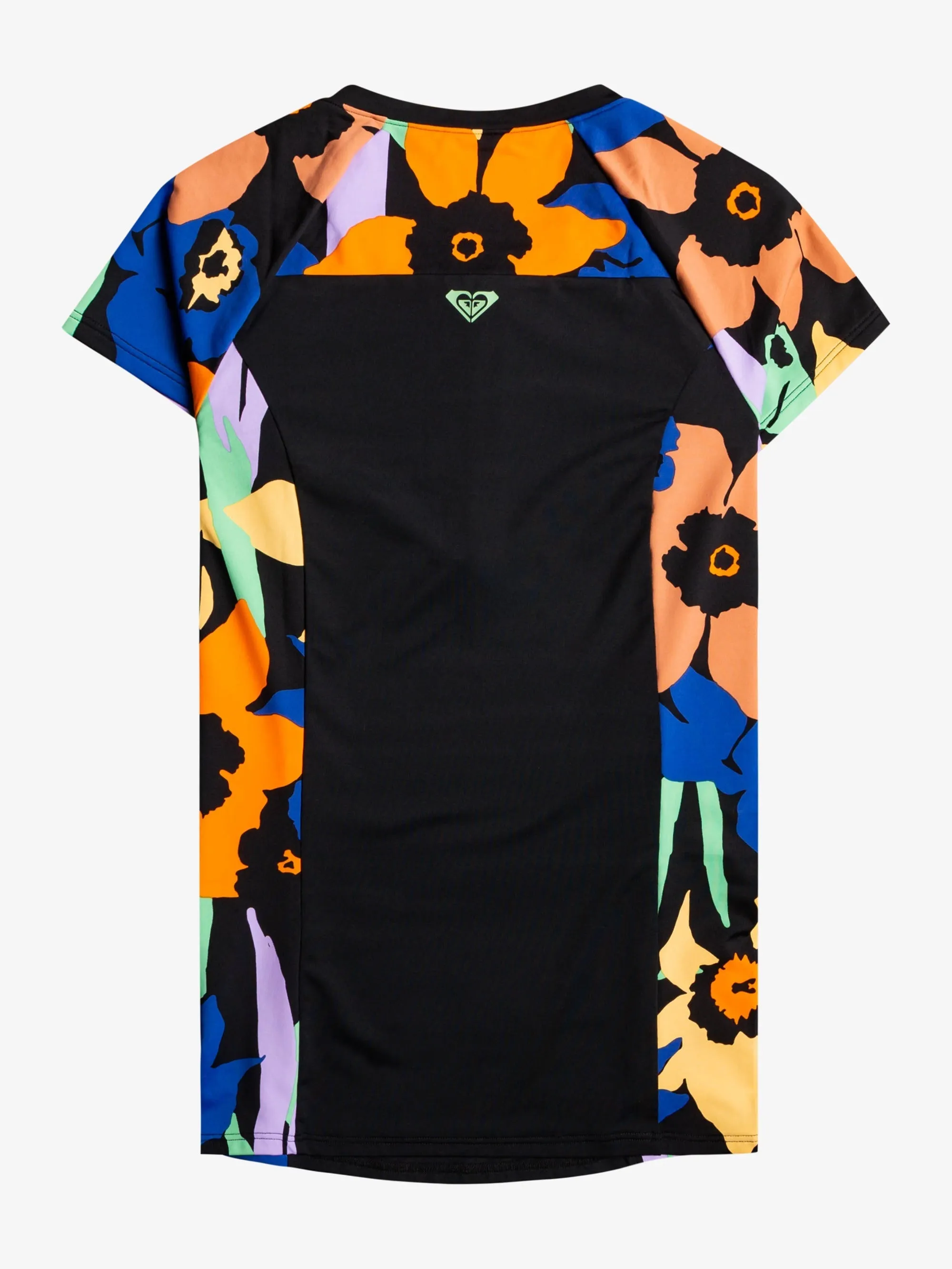 Womens Caps Short Sleeve Zip-Up Rashguard